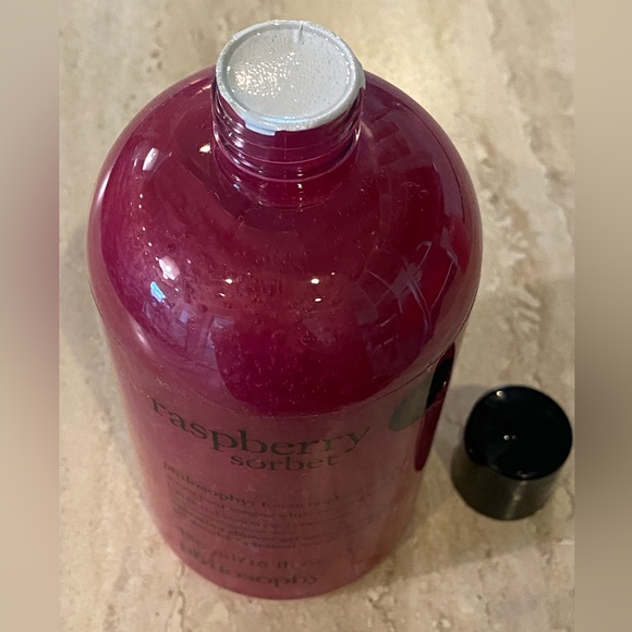 New Sealed Philosophy Raspberry Sorbet Hydrating Shower Gel, 16fl.oz. - Picture 4 of 6